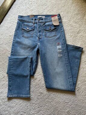 NWT Levi's Wedgie Straight Women Jeans High Rise Size 28/28